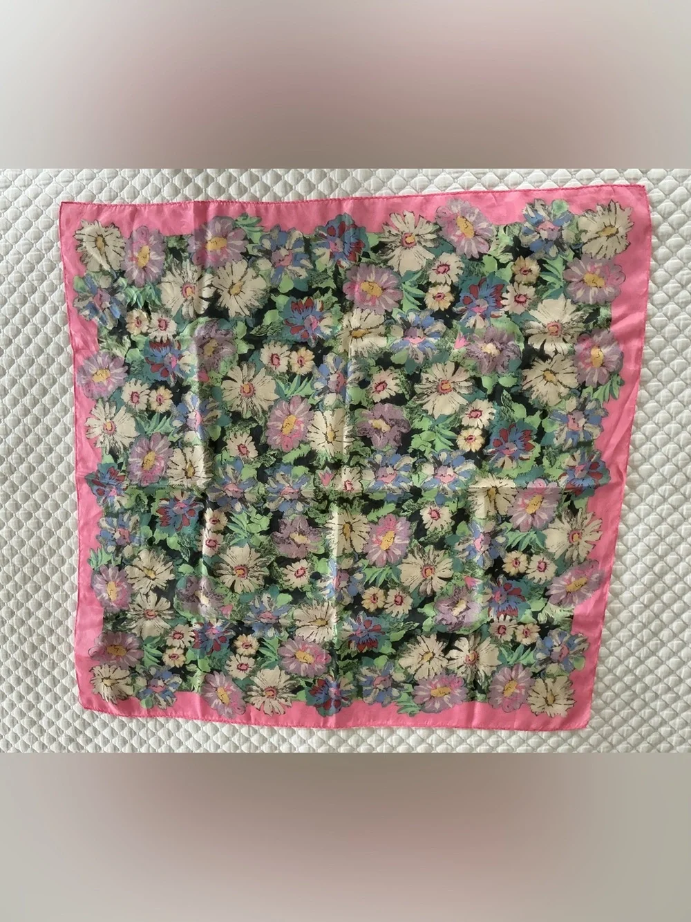 Acute Vintage Silk Floral Scarf